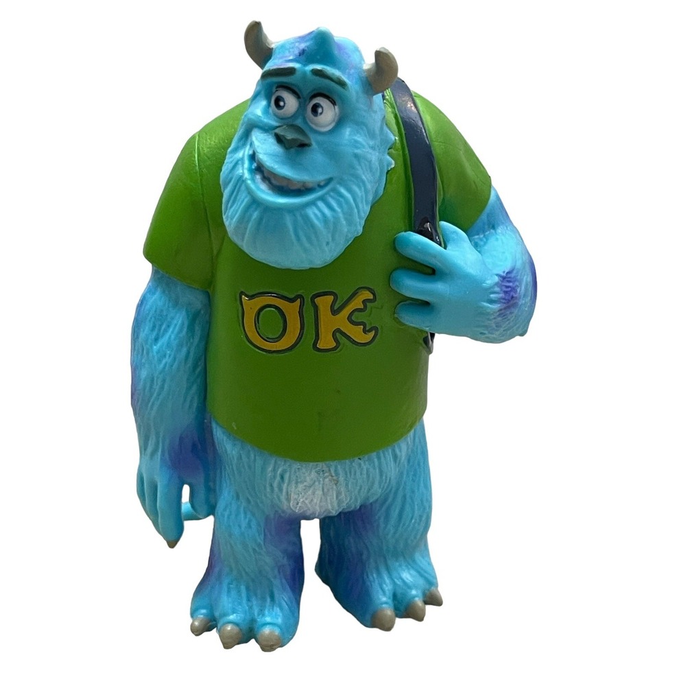 Disney Pixar Monsters Inc. Sully with Backpack 4 inch heavy plastic Figure
